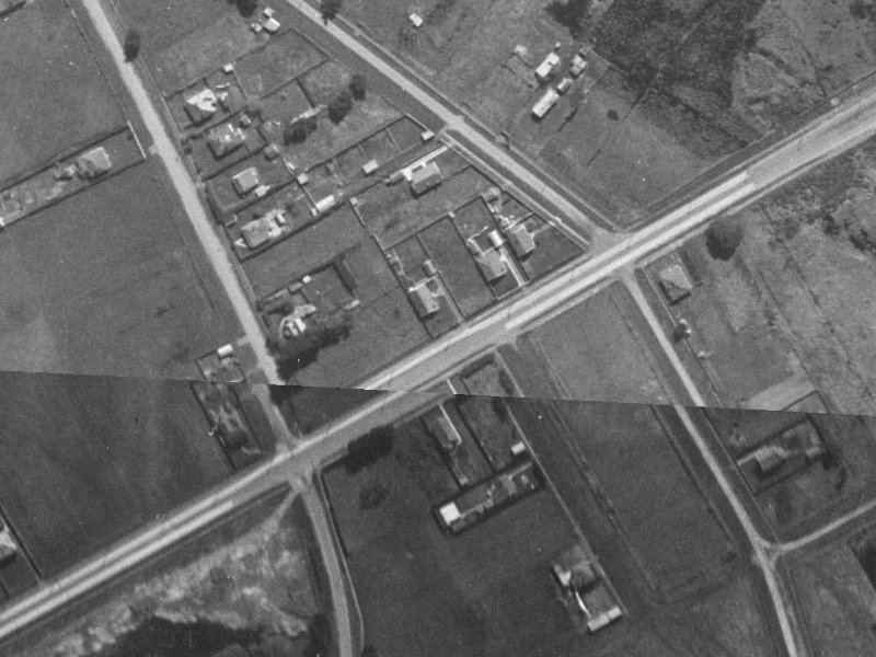 639 Pages Road from the air, 1940-1944