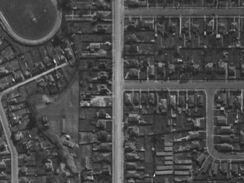 2 Winton Street from the air, 1940-1944