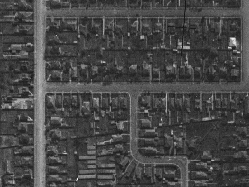 26 Winton Street from the air, 1940-1944