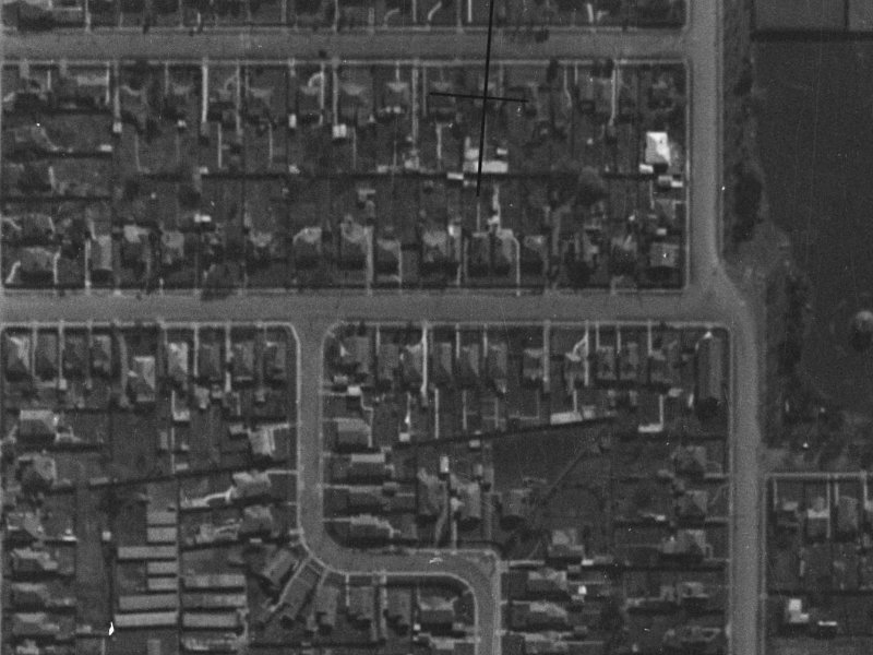 44 Winton Street from the air, 1940-1944