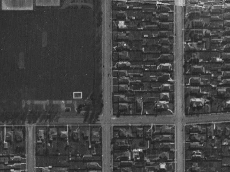 632 Barbadoes Street from the air, 1940-1944