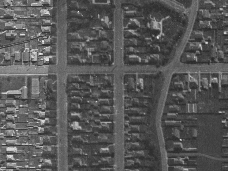 32 Warden Street from the air, 1940-1944