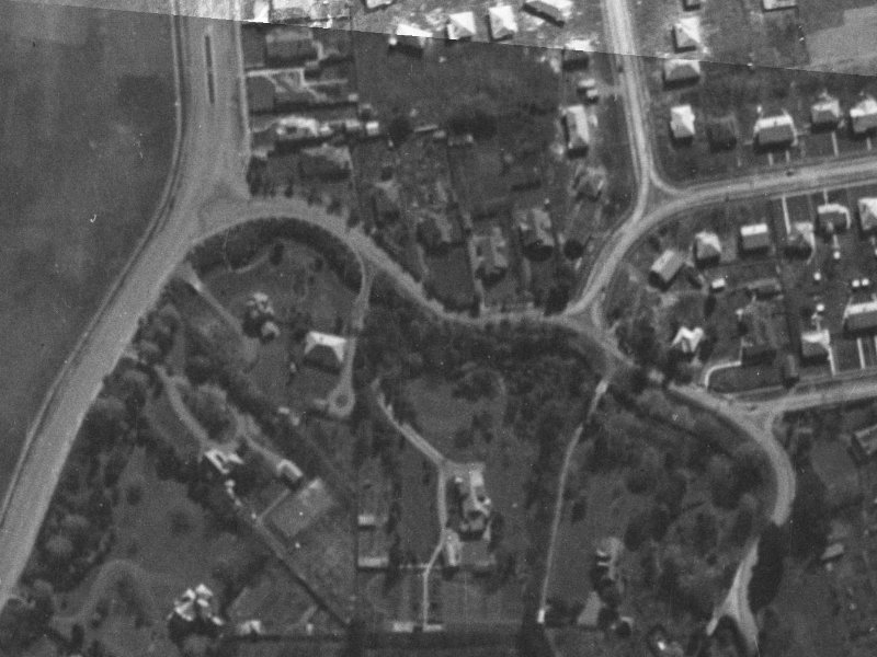 22 Banks Avenue from the air, 1940-1944