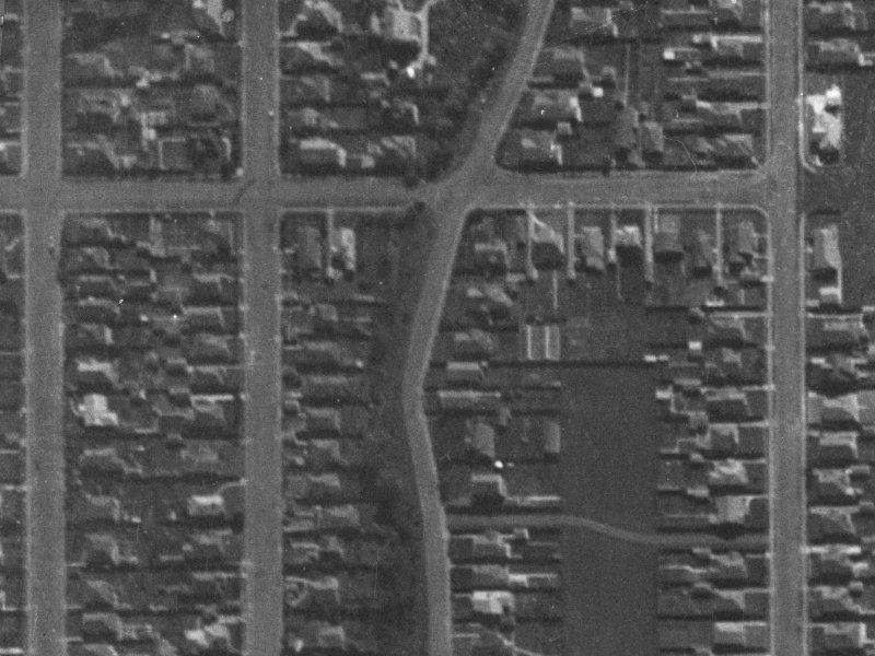 134 Stapletons Road from the air, 1940-1944