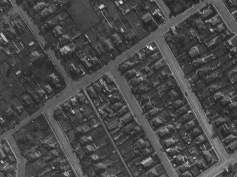 105 Abberley Crescent from the air, 1940-1944