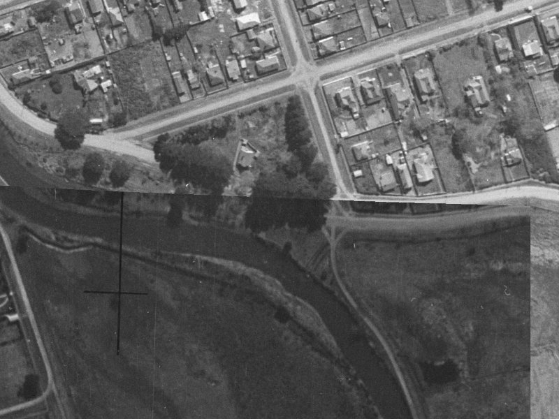 56 Owles Terrace from the air, 1940-1944