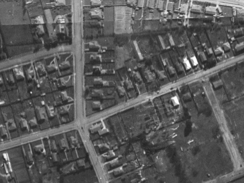 95 Jeffreys Road from the air, 1940-1944