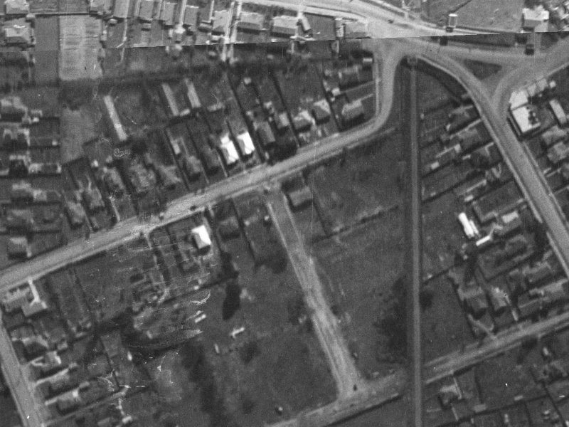 15 Orkney Street from the air, 1940-1944