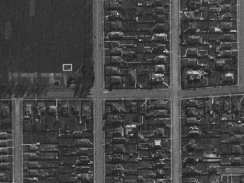 51 Edward Avenue from the air, 1940-1944