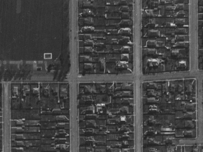 53 Edward Avenue from the air, 1940-1944