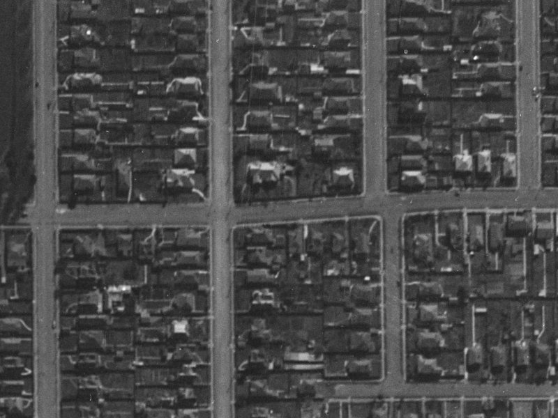 79 Edward Avenue from the air, 1940-1944