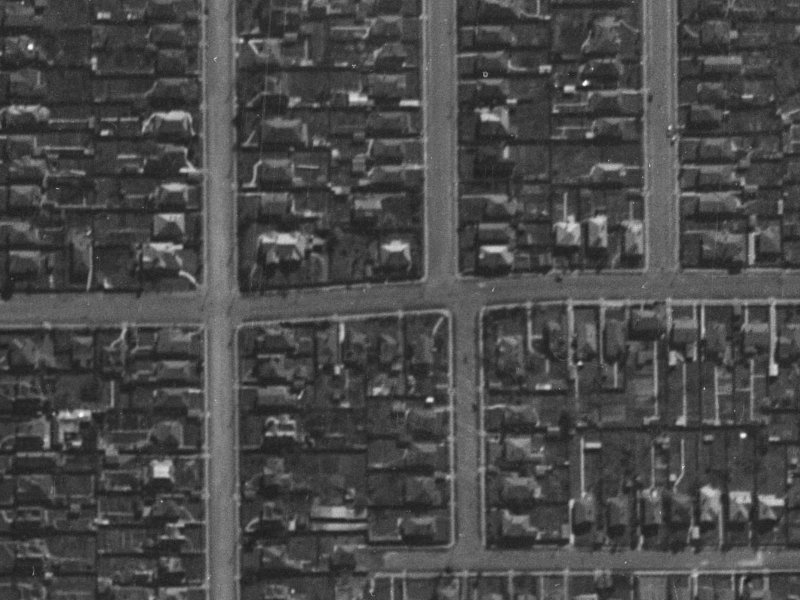 76 Edward Avenue from the air, 1940-1944