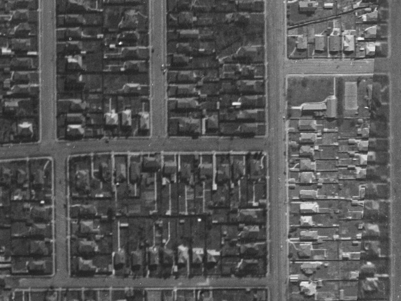 119 Slater Street from the air, 1940-1944