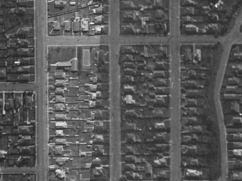 122 Slater Street from the air, 1940-1944