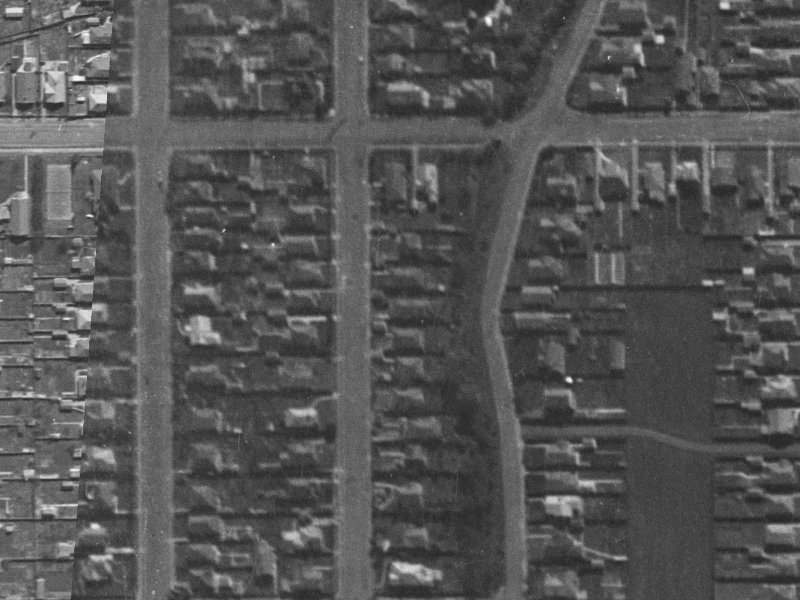 34 Chancellor Street from the air, 1940-1944