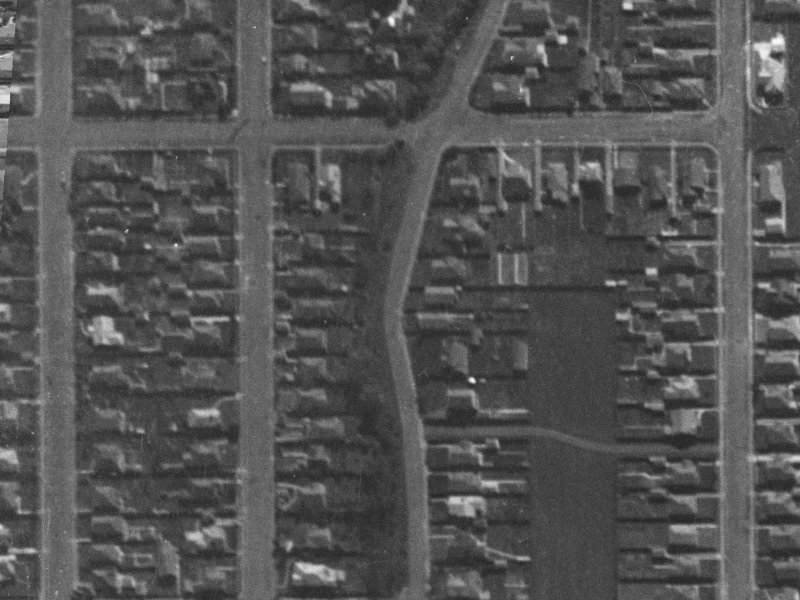128 Stapletons Road from the air, 1940-1944