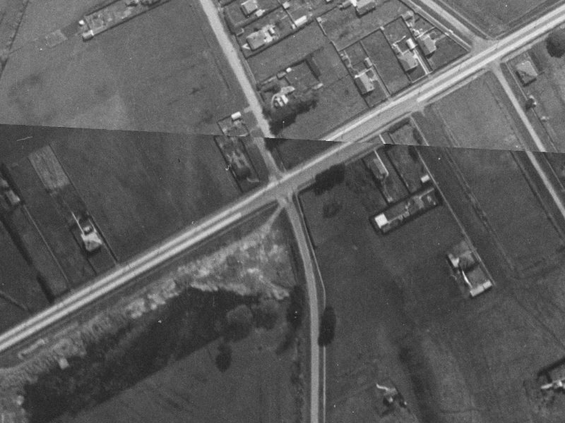 128 Bexley Road from the air, 1940-1944