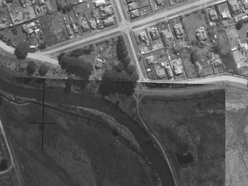 59 Owles Terrace from the air, 1940-1944
