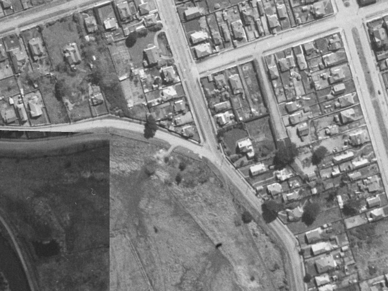 62 Union Street from the air, 1940-1944