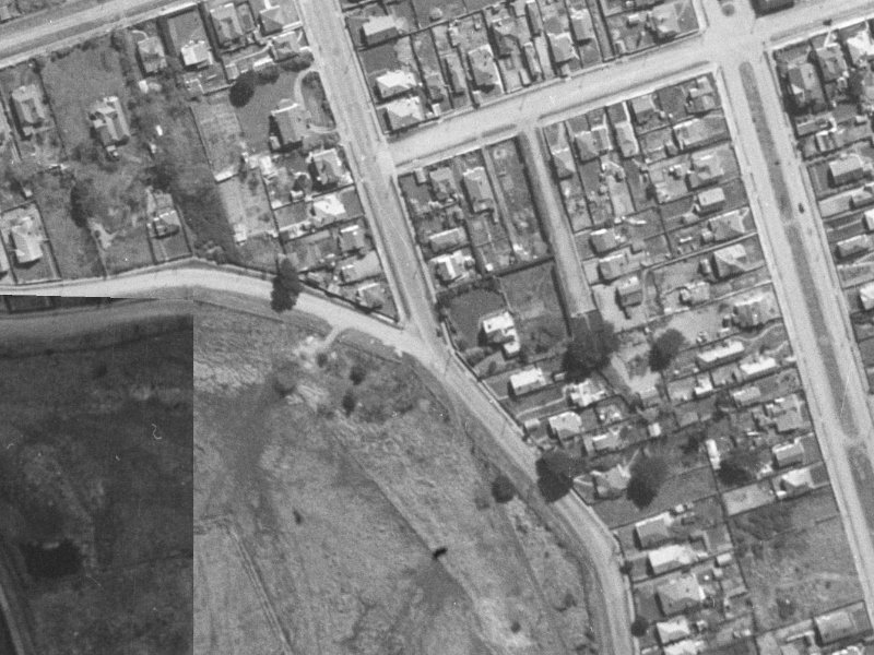 67 Union Street from the air, 1940-1944