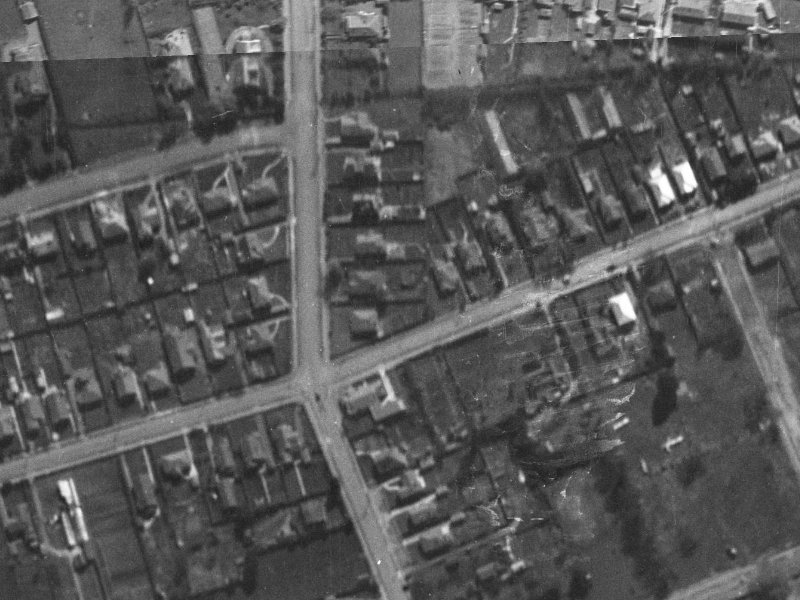 96A Idris Road from the air, 1940-1944