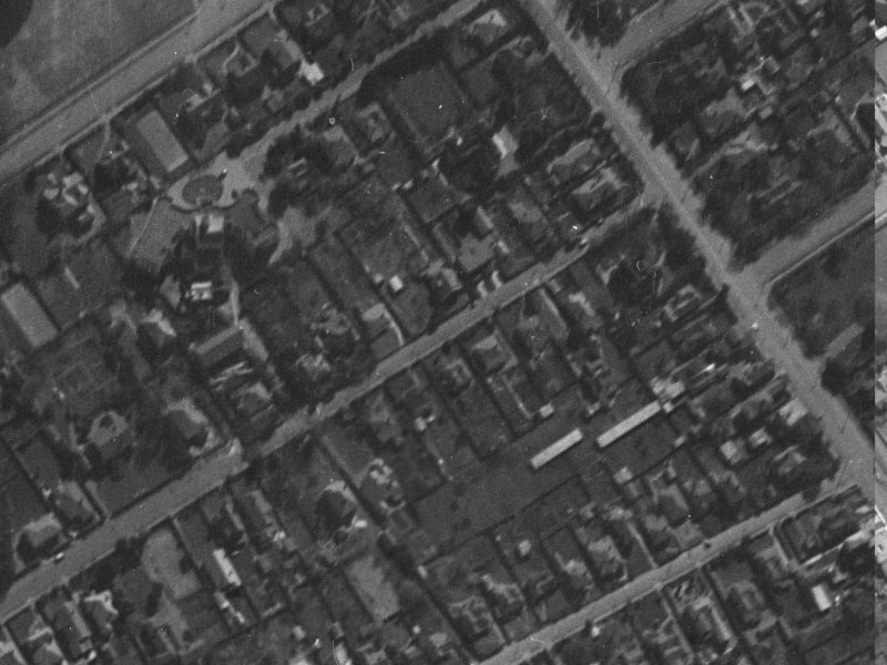 151 Leinster Road from the air, 1940-1944