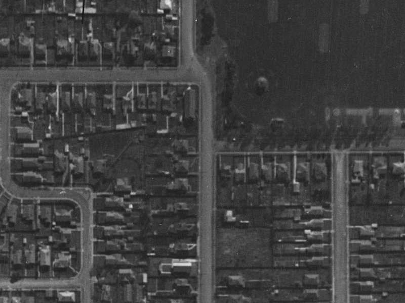 607A Madras Street from the air, 1940-1944