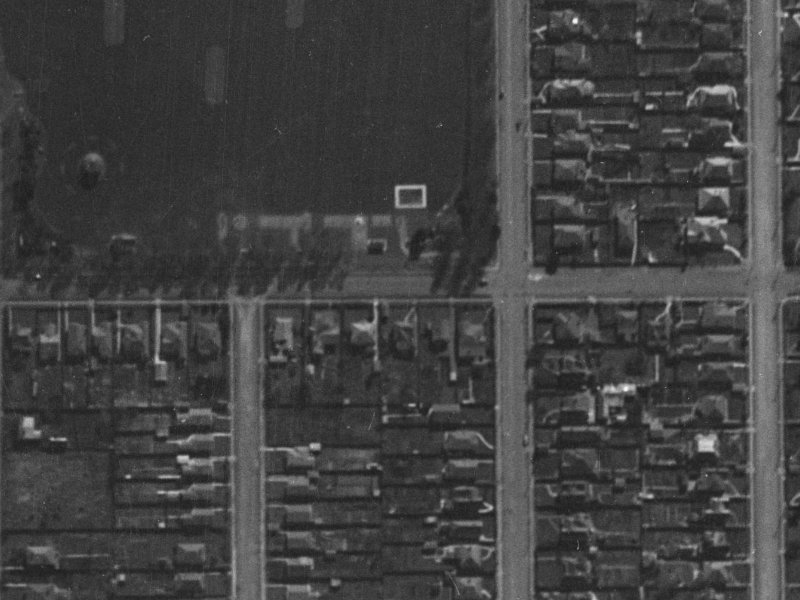 3 Edward Avenue from the air, 1940-1944