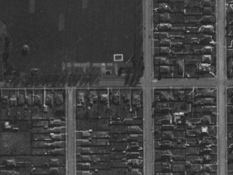 26 Edward Avenue from the air, 1940-1944