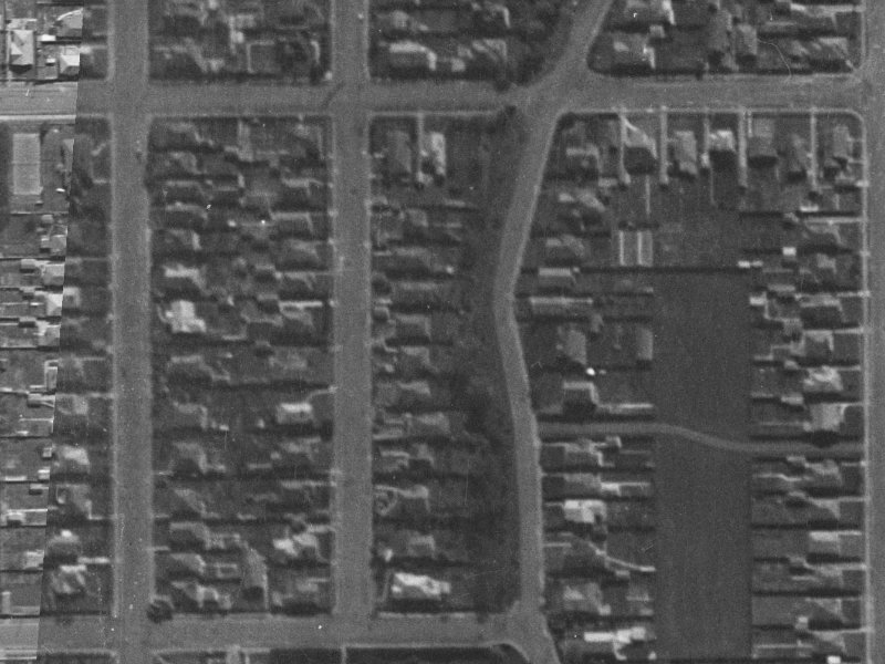 126 Stapletons Road from the air, 1940-1944