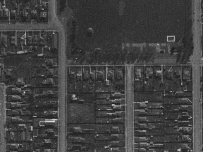 12 Edward Avenue from the air, 1940-1944