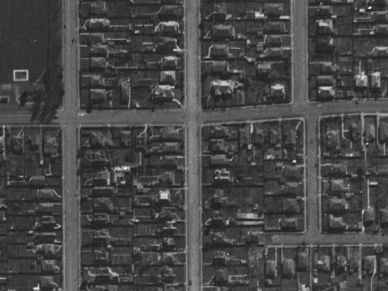 198 Geraldine Street from the air, 1940-1944