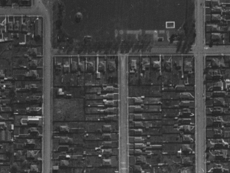 33 Allard Street from the air, 1940-1944