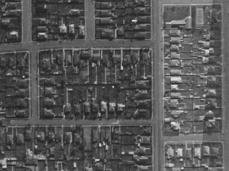 140 Hills Road from the air, 1940-1944