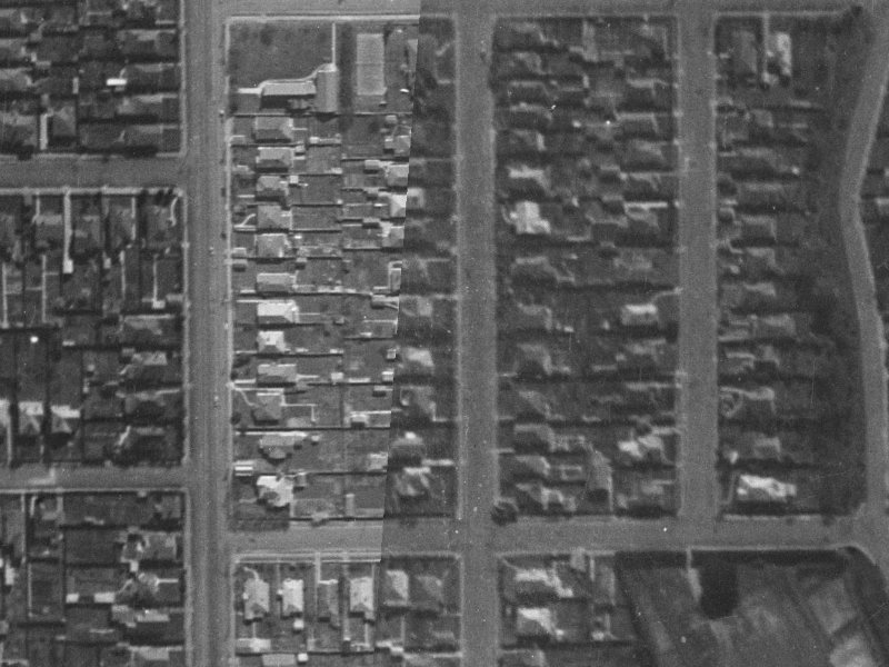 107 Slater Street from the air, 1940-1944
