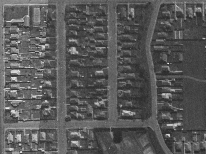 116 Stapletons Road from the air, 1940-1944