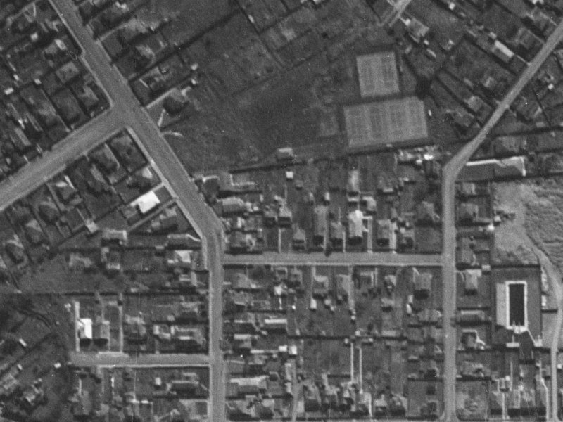 7 Radnor Street from the air, 1940-1944
