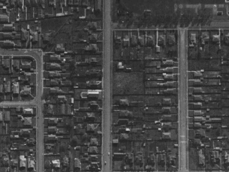 598 Madras Street from the air, 1940-1944