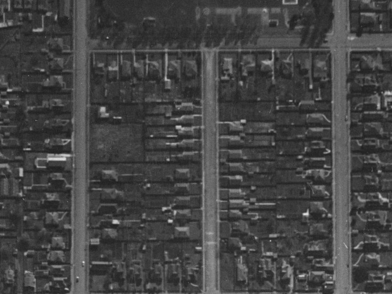 23 Allard Street from the air, 1940-1944