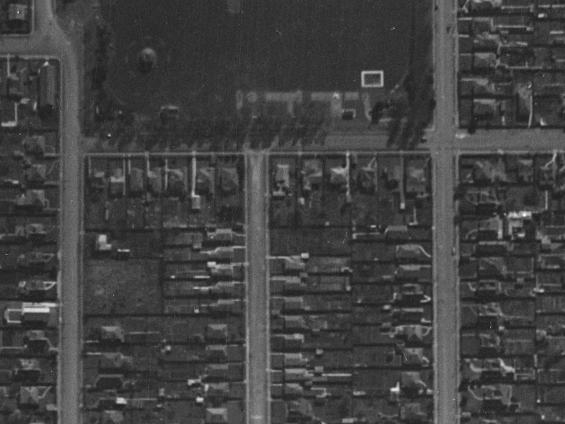 26 Allard Street from the air, 1940-1944