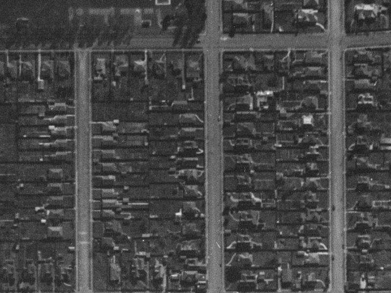 601 Barbadoes Street from the air, 1940-1944