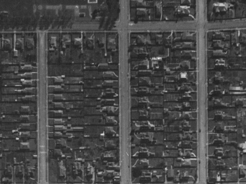 599 Barbadoes Street from the air, 1940-1944