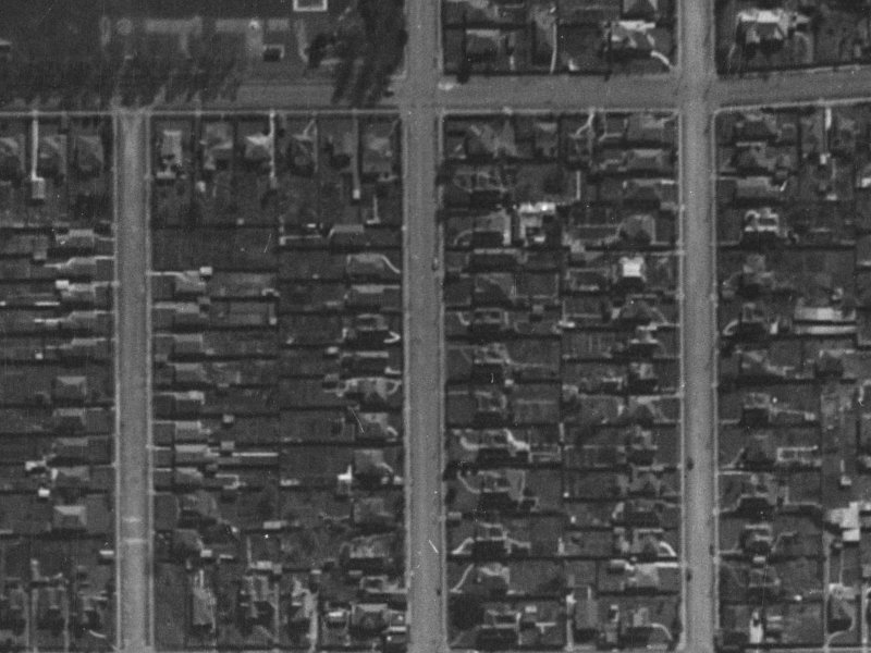 602 Barbadoes Street from the air, 1940-1944