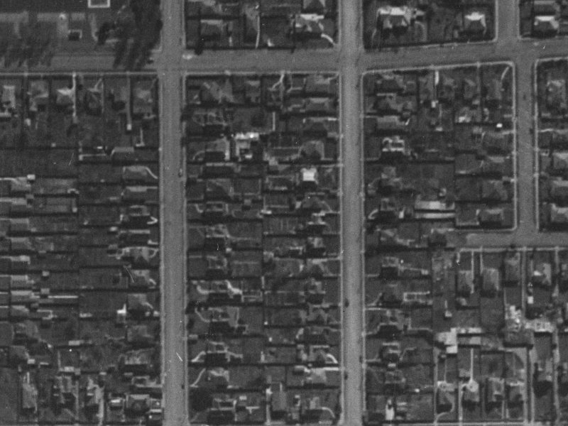 183A Geraldine Street from the air, 1940-1944