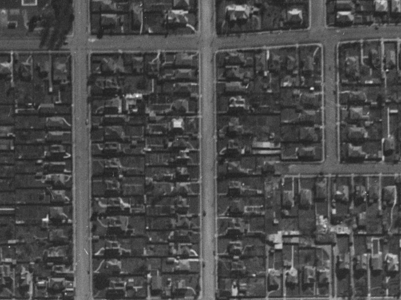 183 Geraldine Street from the air, 1940-1944