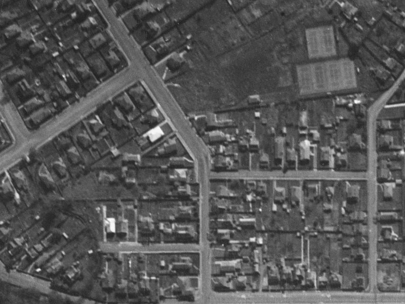 182 Springfield Road from the air, 1940-1944