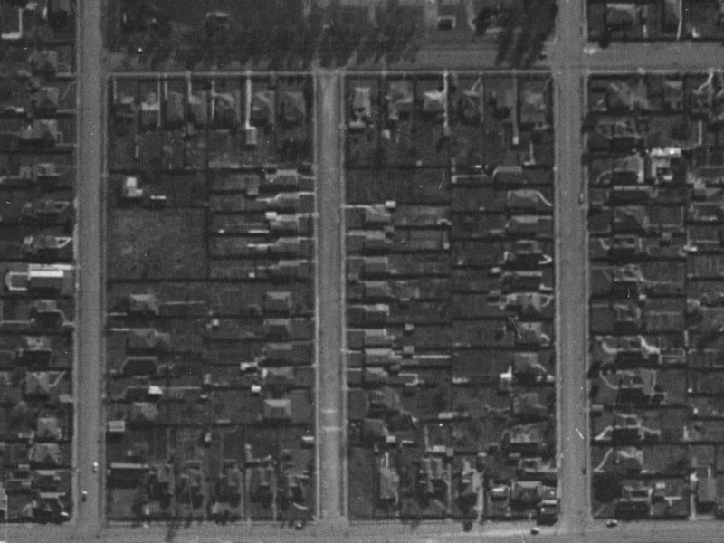 24 Allard Street from the air, 1940-1944