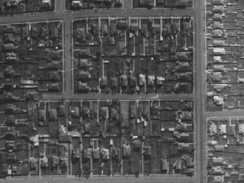 28B Hendon Street from the air, 1940-1944