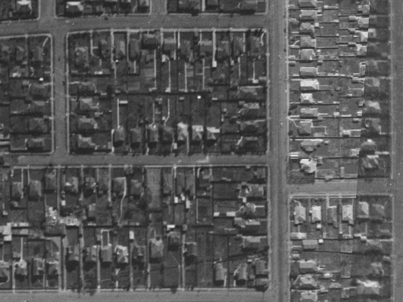 44 Hendon Street from the air, 1940-1944