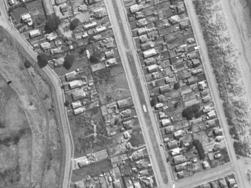98 Oram Avenue from the air, 1940-1944